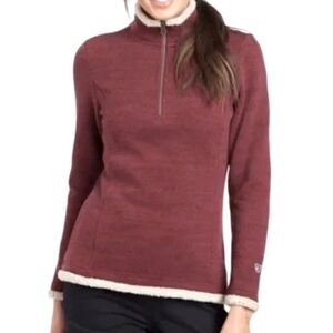 Kühl Alaska 1/4 Zip Maroon Pullover